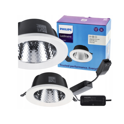 PHILIPS LED zapuštěná bodové svítidlo Philips 12W 1200lm 4000K kulatá PREMIUM - Výkonná