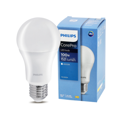 PHILIPS LED žárovka Philips E27 - 13W - 1521 lm - neutrální bílá - CorePro Premium A60