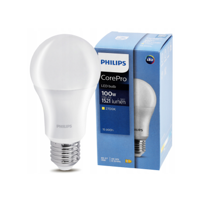 PHILIPS LED žárovka Philips E27 - 13W - 1521 lm - teplá bílá - CorePro Premium A60