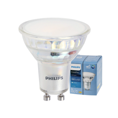 PHILIPS LED žárovka Philips GU10 -  4,9W -  550 Lm -  teplá bílá -  CorePro Premium