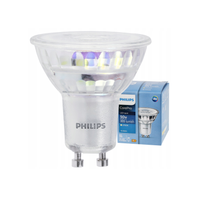 PHILIPS LED žárovka Philips GU10 - 4,6W - 355 Lm 36° - teplá bílá - CorePro Premium