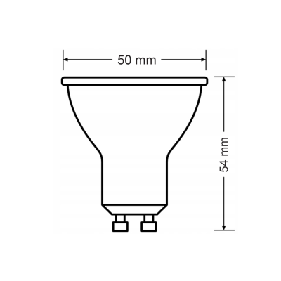 PHILIPS LED žárovka Philips GU10 - 4,6W - 355 Lm 36° - teplá bílá - CorePro Premium