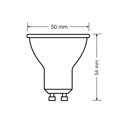 PHILIPS LED žárovka Philips GU10 - 4,6W - 390 Lm 36° - neutrální bílá - CorePro Premium