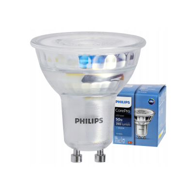 PHILIPS LED žárovka Philips GU10 - 4,6W - 390 Lm 36° - studená bílá - CorePro Premium