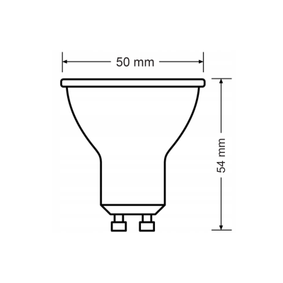 PHILIPS LED žárovka Philips GU10 - 4,6W - 390 Lm 36° - studená bílá - CorePro Premium