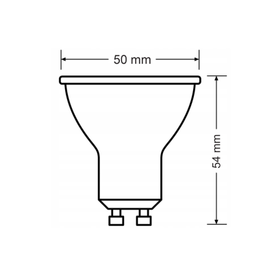 PHILIPS LED žárovka Philips GU10 - 4,9W - 550 Lm - studená bílá - CorePro Premium