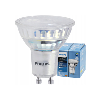 PHILIPS LED žárovka Philips GU10 - 4W - 350 Lm 36° - neutrální bílá - CorePro Premium