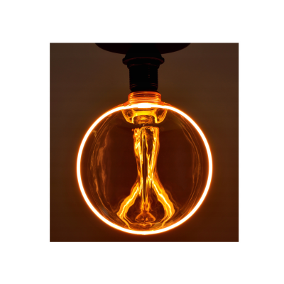 ECO LIGHT Dekorativní LED žárovka E27 4W 200lm G188 Amber Retro - řada ZERO