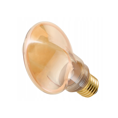 ECO LIGHT Dekorativní LED žárovka E27 4W 200lm G80 Amber Retro - řada ZERO