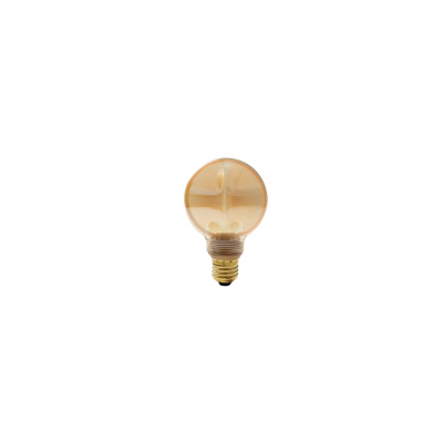 ECO LIGHT Dekorativní LED žárovka E27 4W 200lm G80 Amber Retro - řada ZERO