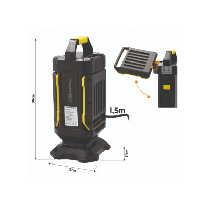 BERGE Dílenské svítidlo 50W - 6500K - IP54 - 230V