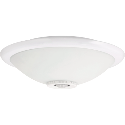 ECOLIGHT LED stropní svítidlo 2xE27 s pohybovým senzorem - sklo