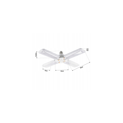 BERGE LED žárovka HELI - E27 - 52W - 5200lm - neutrální bílá