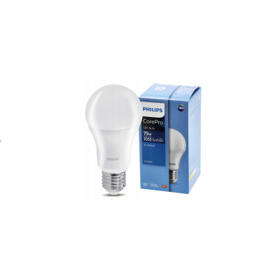 PHILIPS 10x LED žárovka Philips E27 - 10W - 1055 lm - studená bílá 6500K - CorePro Premium A60