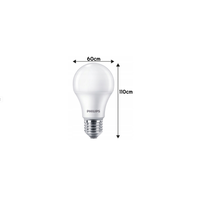 PHILIPS 10x LED žárovka Philips E27 - 10W - 1055 lm - studená bílá 6500K - CorePro Premium A60