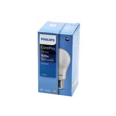 PHILIPS 10x LED žárovka Philips E27 - 13W - 1521 lm - studená bílá 6500K - CorePro Premium A60 - SET