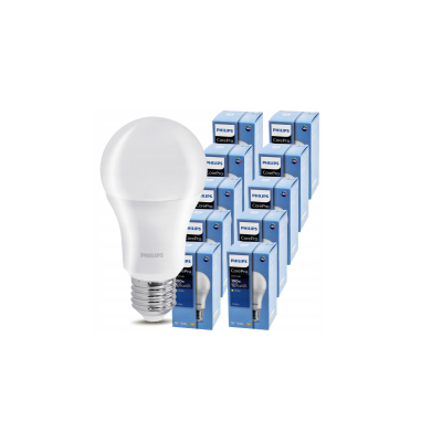 PHILIPS 10x LED žárovka Philips E27 - 13W - 1521 lm - teplá bílá 2700K - CorePro Premium A60 - SET