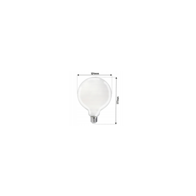 PHILIPS 10x LED žárovka Philips E27 - 13W - 2000lm - 2700k velká koule - SET