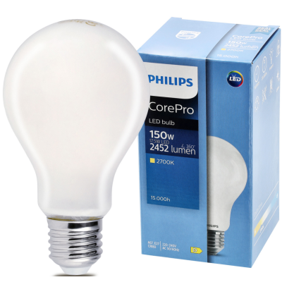 PHILIPS 10x LED žárovka Philips E27 - 17,5W - 2452lm - 2700k Corepro Premium