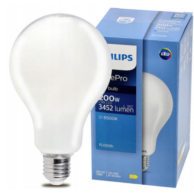 PHILIPS 10x LED žárovka Philips E27 - 23W - 3452lm - 6500k Corepro Premium - SET