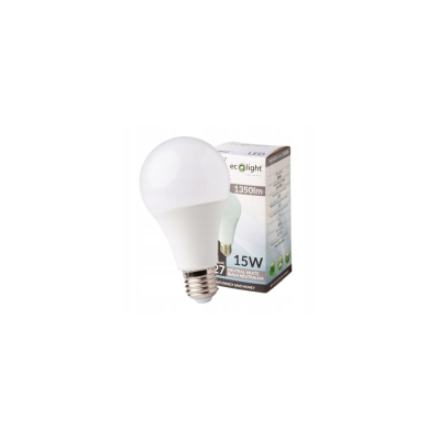 ECOLIGHT 6X E27 LED žárovka 15W 1350lm neutrální bílá 4000K 20000h 230V