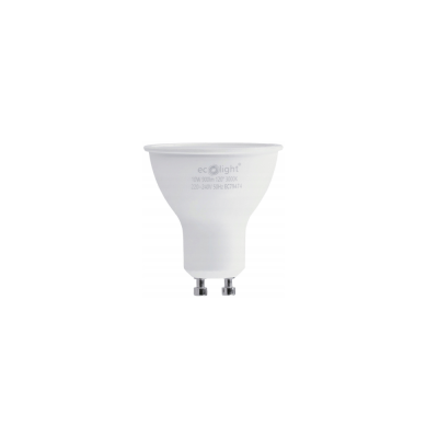 ECOLIGHT 6x LED žárovka - GU10 - 10W - 900lm - 3000k - teplá barva
