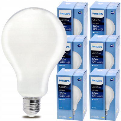 PHILIPS 6x LED žárovka Philips E27 - 23W - 3452lm - 4000k Corepro Premium - SET