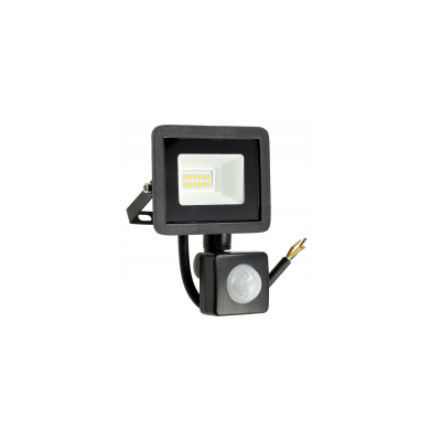 ecoPLANET LED reflektor 10W NW 4500K - 900lm - se senzorem pohybu a soumraku IP65