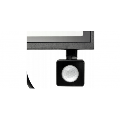 ecoPLANET LED reflektor 50W NW 4500K - 4500lm - se senzorem pohybu a soumraku IP65