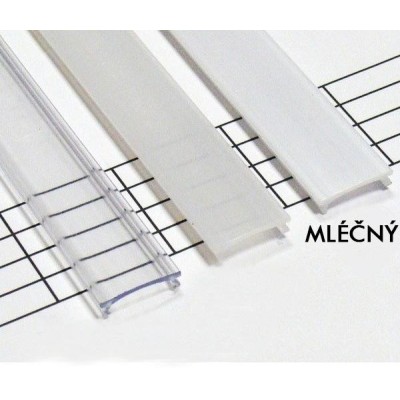 BERGE Mléčný difuzor KLIK pro profil X 1m