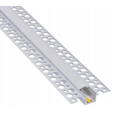 BERGE LED hliníkový profil zapuštěný 1m - sada