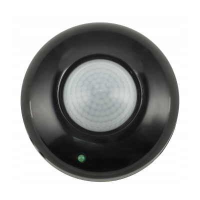 ECOLIGHT LED PIR pohybový senzor 360° nastavitelný - černý