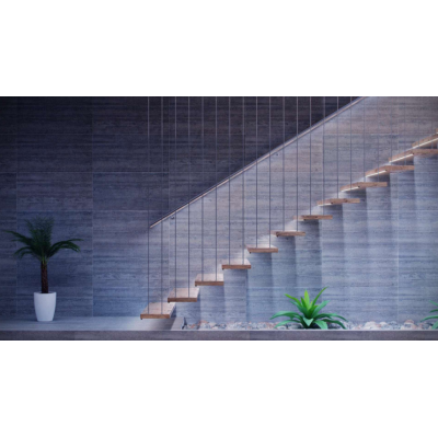 Led-Labs LED profil LUMINES typ X černý elox 2,02m