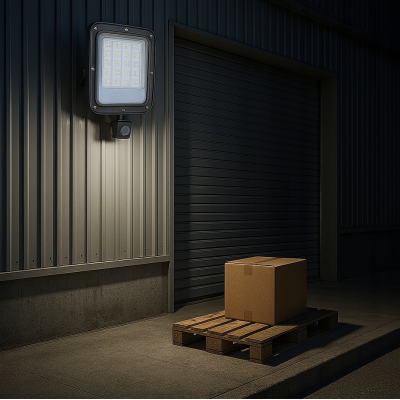 BERGE LED reflektor ODYN s pohybovým senzorem 100W - 9000lm - 4000K - IP66