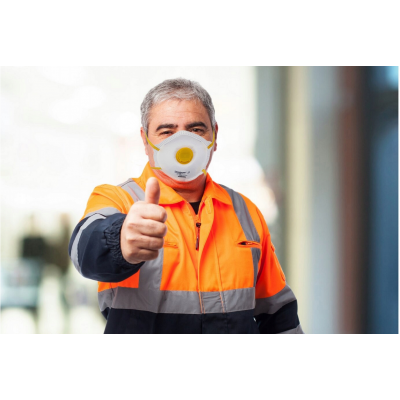 CROWNMAN Ochranná protiprachová maska FFP2 s ventilkem