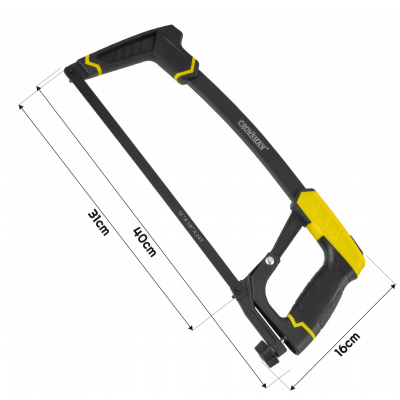 CROWNMAN Ruční pila na kov - 30 cm