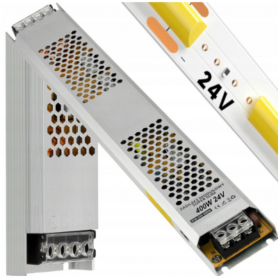 BERGE Tenký LED zdroj 24V - 400W - 16,67A - IP20