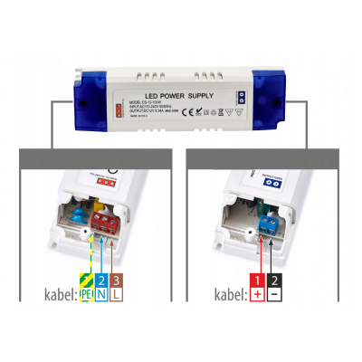 BERGE Zdroj pro LED nábytek 12V - 100W - 8,3A - IP20