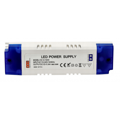 BERGE Zdroj pro LED nábytek 12V - 100W - 8,3A - IP20