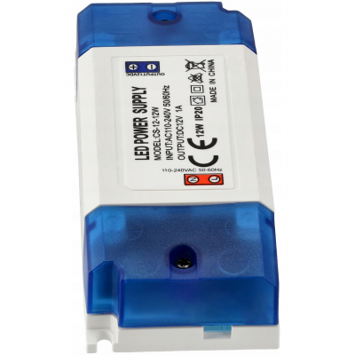 BERGE Zdroj pro LED nábytek 12V - 12W - 1A - IP20