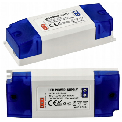BERGE Zdroj pro LED nábytek 12V - 24W - 2A - IP20