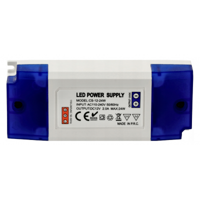 BERGE Zdroj pro LED nábytek 12V - 24W - 2A - IP20