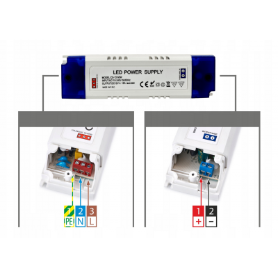 BERGE Zdroj pro LED nábytek 12V - 50W - 4,17A - IP20