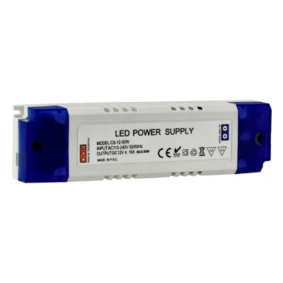 BERGE Zdroj pro LED nábytek 12V - 50W - 4,17A - IP20