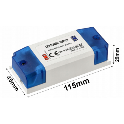 BERGE Zdroj pro LED nábytek 24V - 24W - 1A - IP20