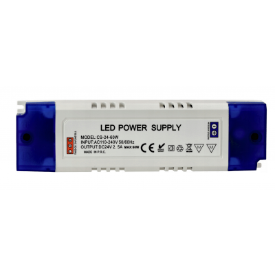BERGE Zdroj pro LED nábytek 24V - 60W - 2,5A - IP20