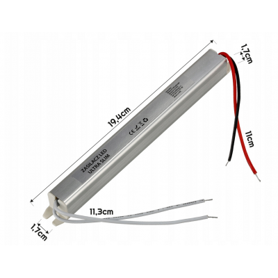 BERGE Zdroj pro LED nábytek ultra slim 12V - 18W - 1,5A - IP20