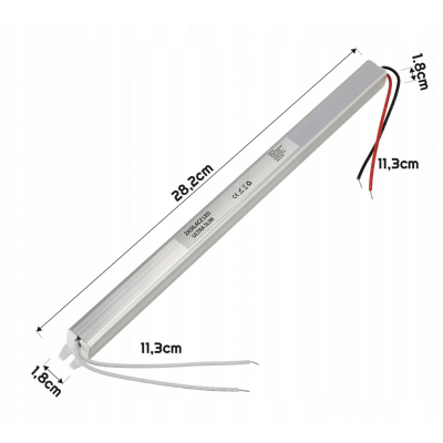 BERGE Zdroj pro LED nábytek ultra slim 24V - 36W - 1,5A - IP20