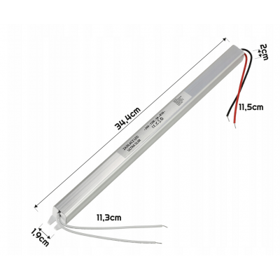 BERGE Zdroj pro LED nábytek ultra slim 24V - 72W - 3A - IP20