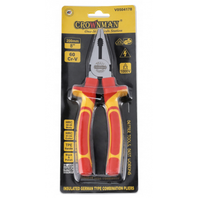 CROWNMAN Izolované univerzální štípací kleště 200mm